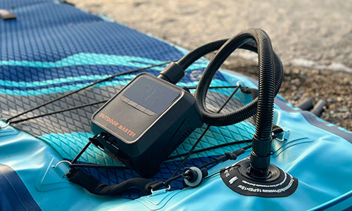 Produktbewertung: Der Outdoor Master Cachalot 2s Mini Elektrische SUP-Pumpe
