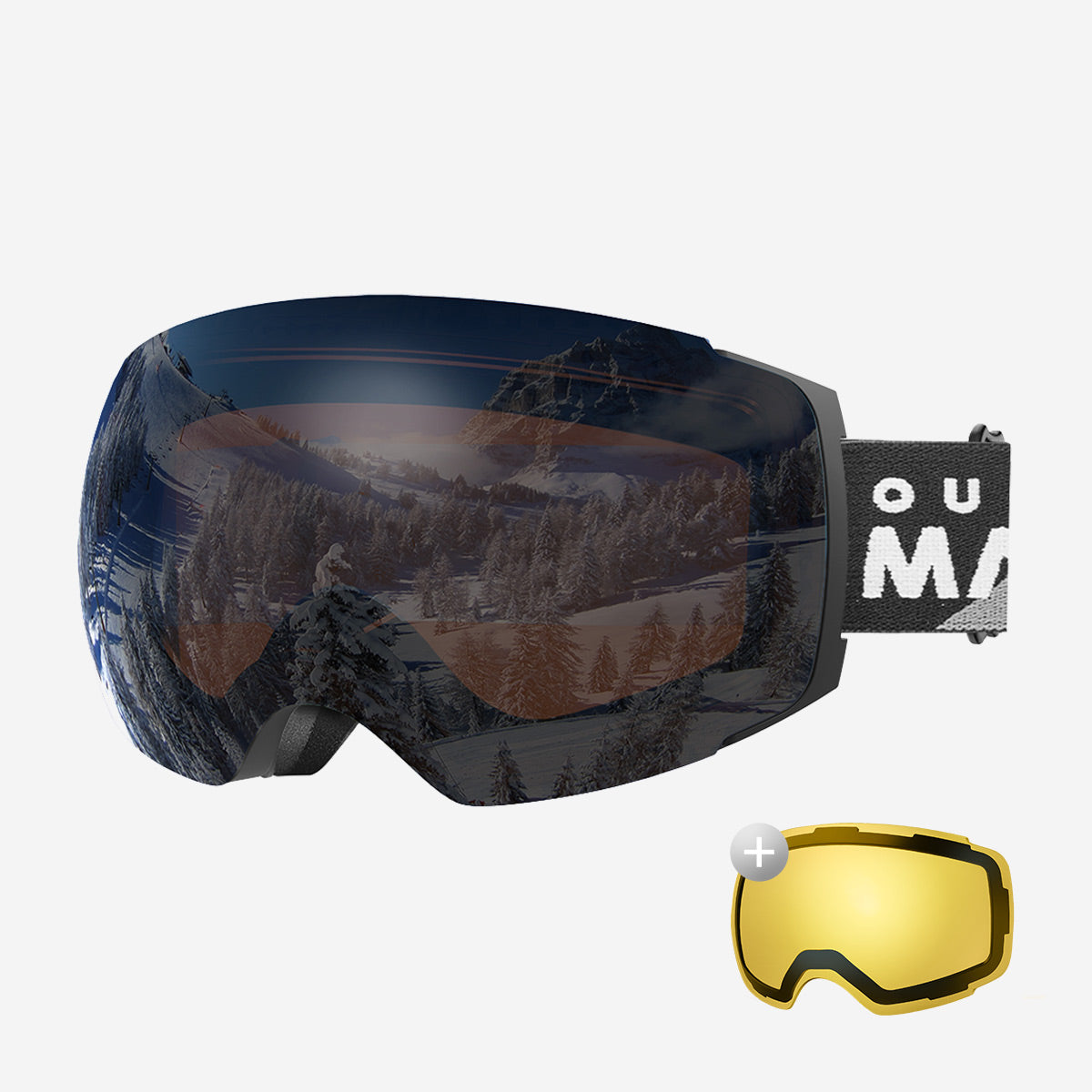 PRO Skibrille + Wechsel Linse Paket