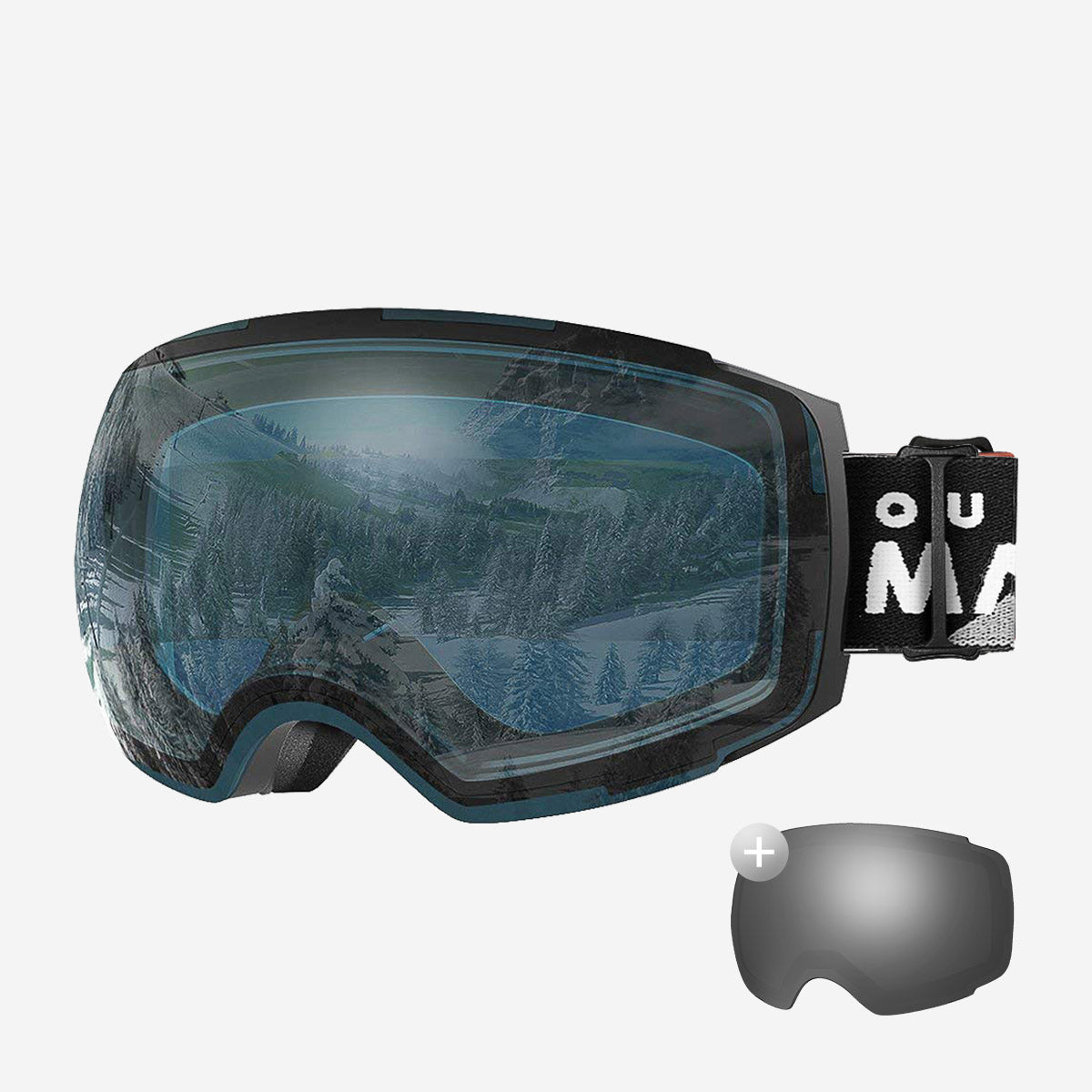 PRO Skibrille + Wechsel Linse Paket