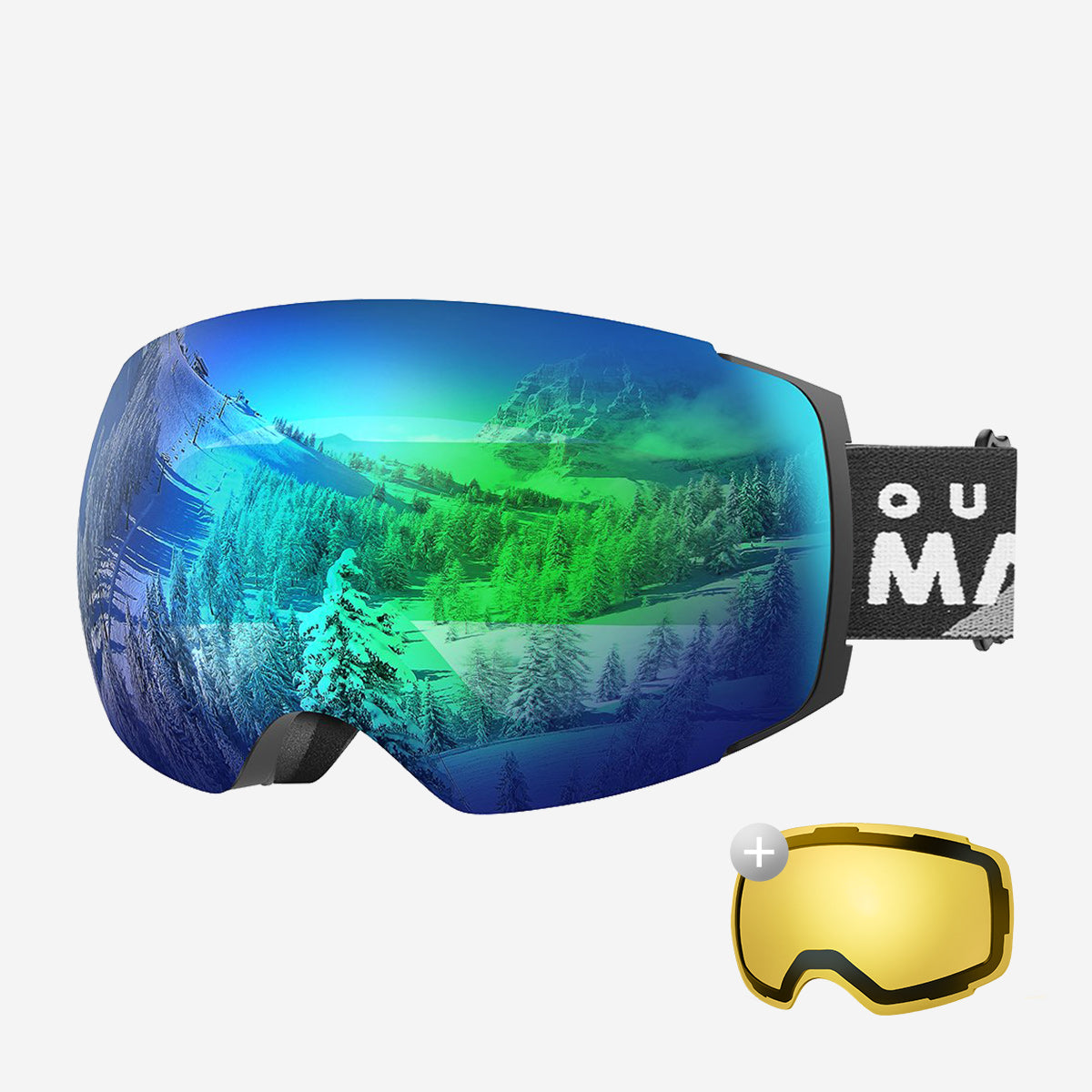 PRO Skibrille + Wechsel Linse Paket