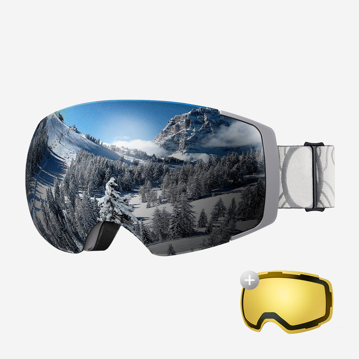 PRO Skibrille + Wechsel Linse Paket