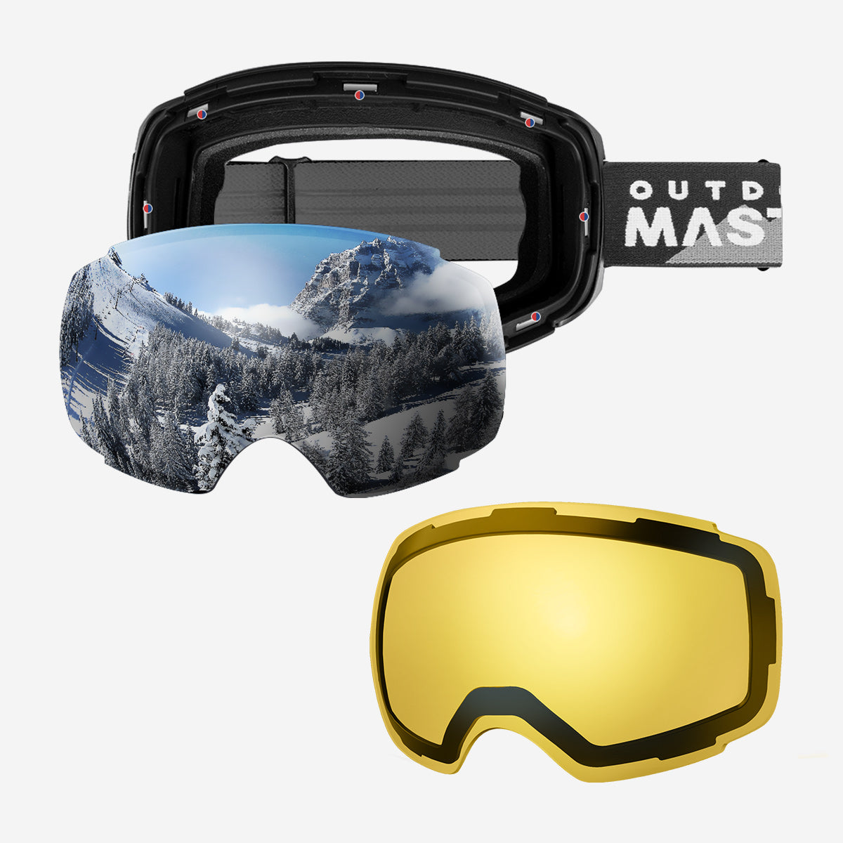 PRO Schneebrille + Linsenpaket