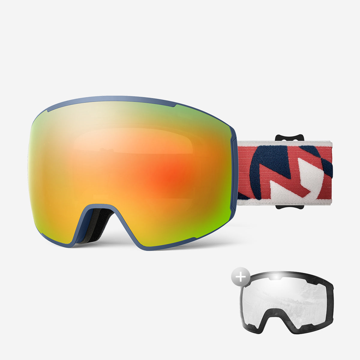 VISION Skibrille + Wechsel Linse Paket
