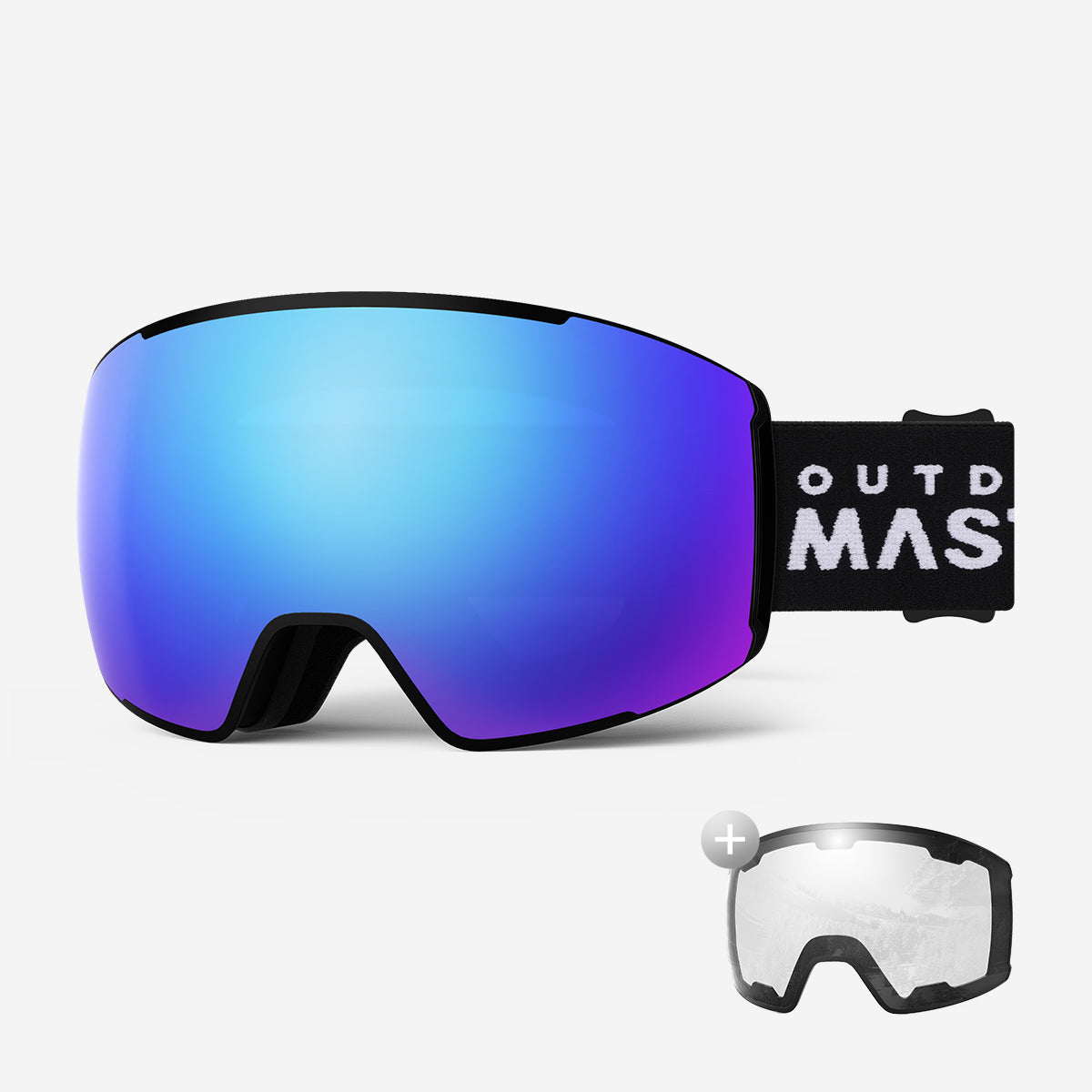 VISION Skibrille + Wechsel Linse Paket