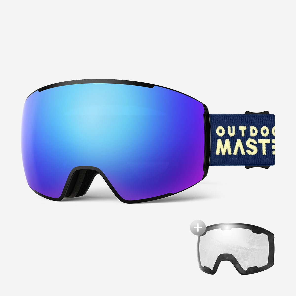 VISION Skibrille + Wechsel Linse Paket