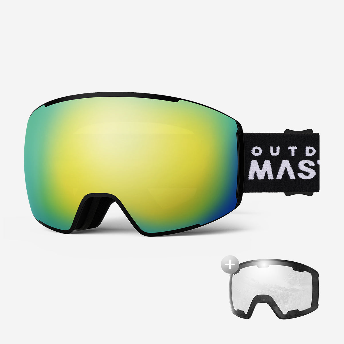 VISION Skibrille + Wechsel Linse Paket