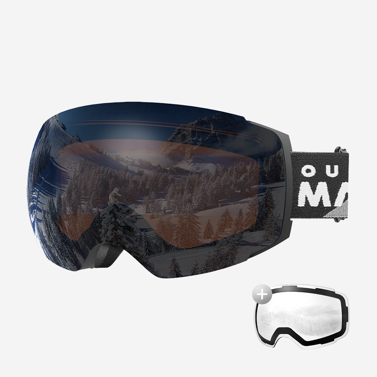 PRO Skibrille + Wechsel Linse Paket