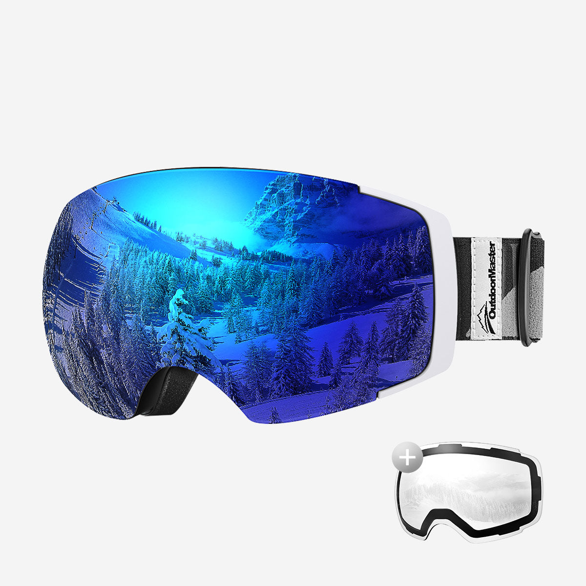 PRO Skibrille + Wechsel Linse Paket