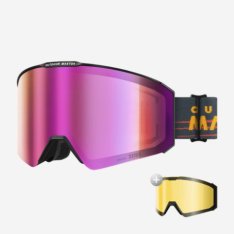 FALCON Zylindrische Zeiss-Linse Skibrille