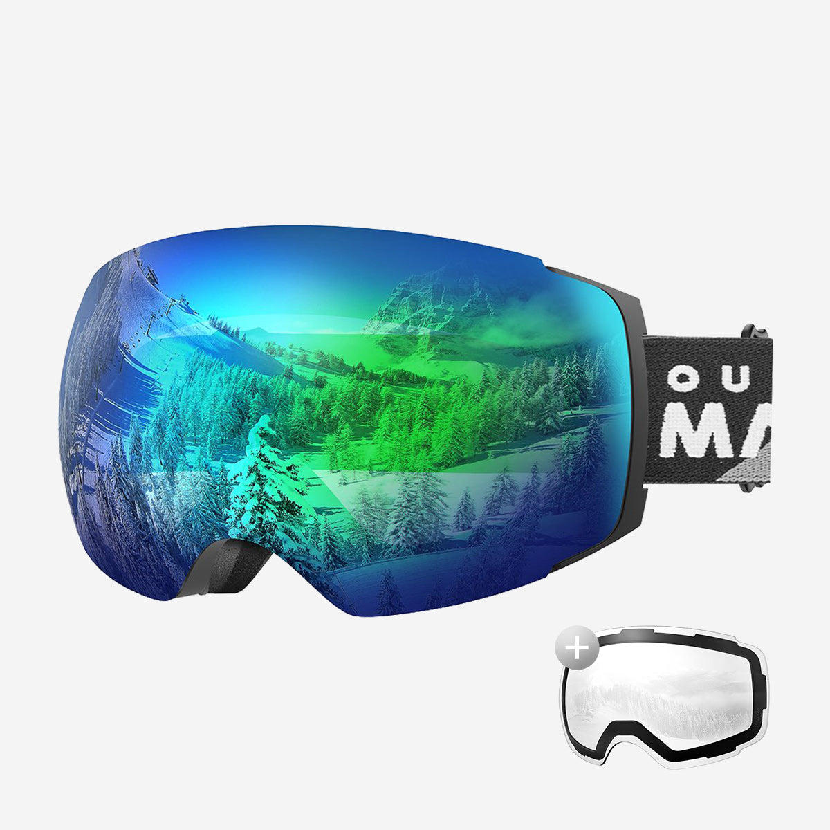 PRO Skibrille + Wechsel Linse Paket