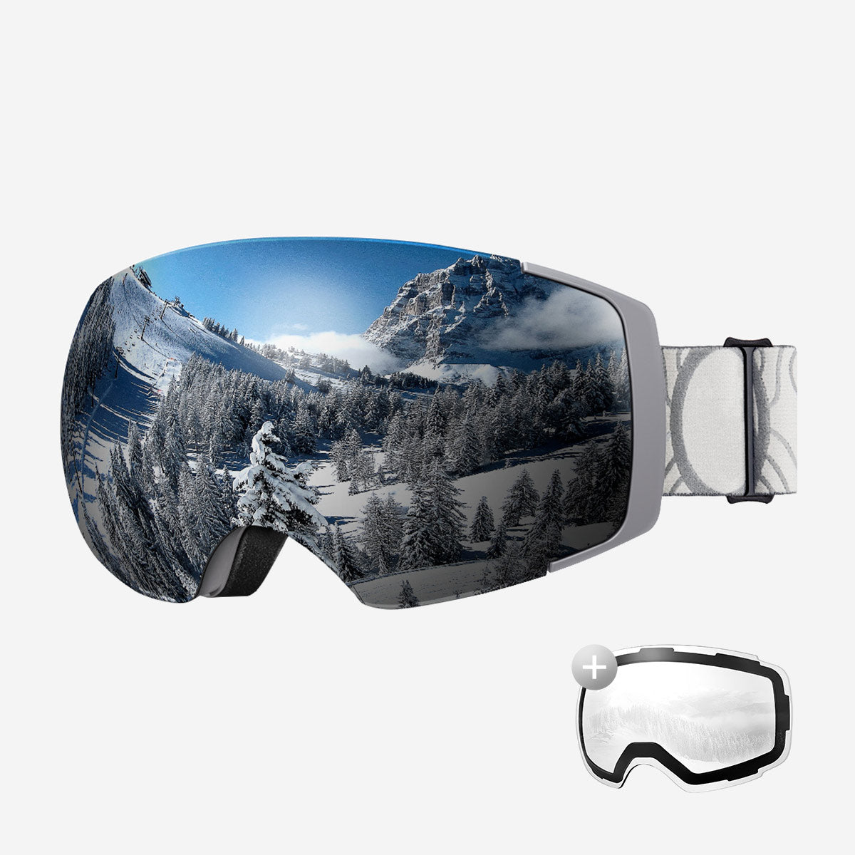 PRO Skibrille + Wechsel Linse Paket