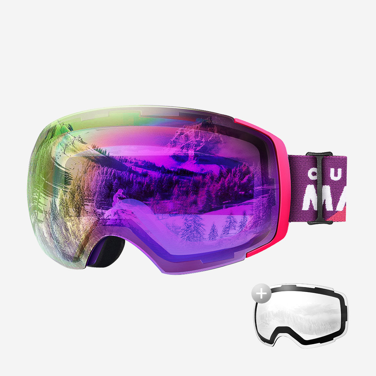 PRO Skibrille + Wechsel Linse Paket