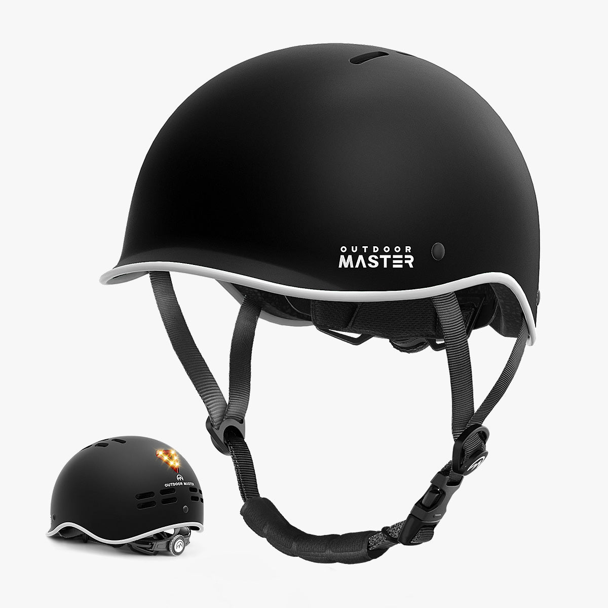 Akemaio Light Bike Helmet, LED Light Bike Helmet Electric Skateboard Akemaio Light Bike Helmet, LED Light Bike Helmet Electric Skateboard