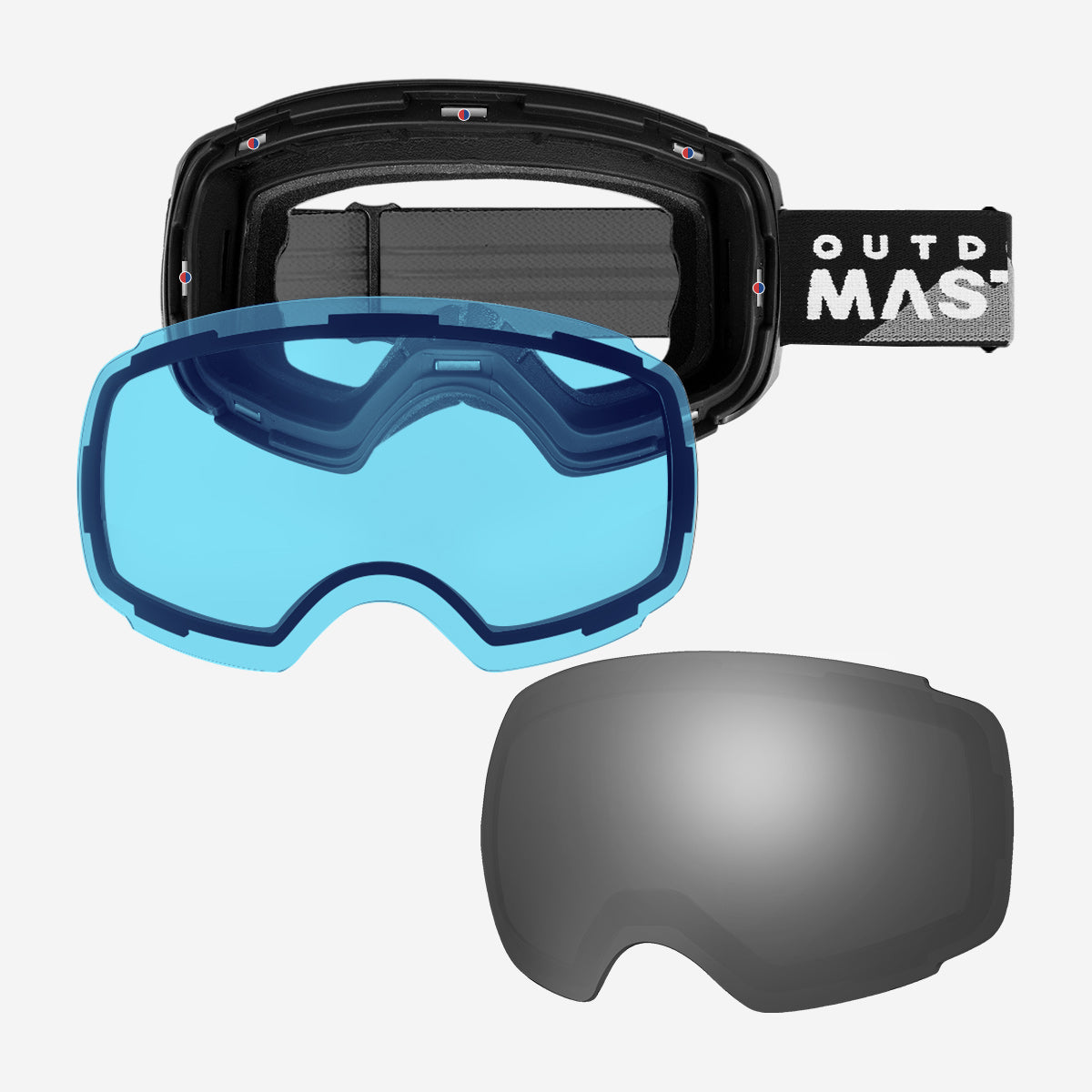 PRO Skibrille + Wechsel Linse Paket