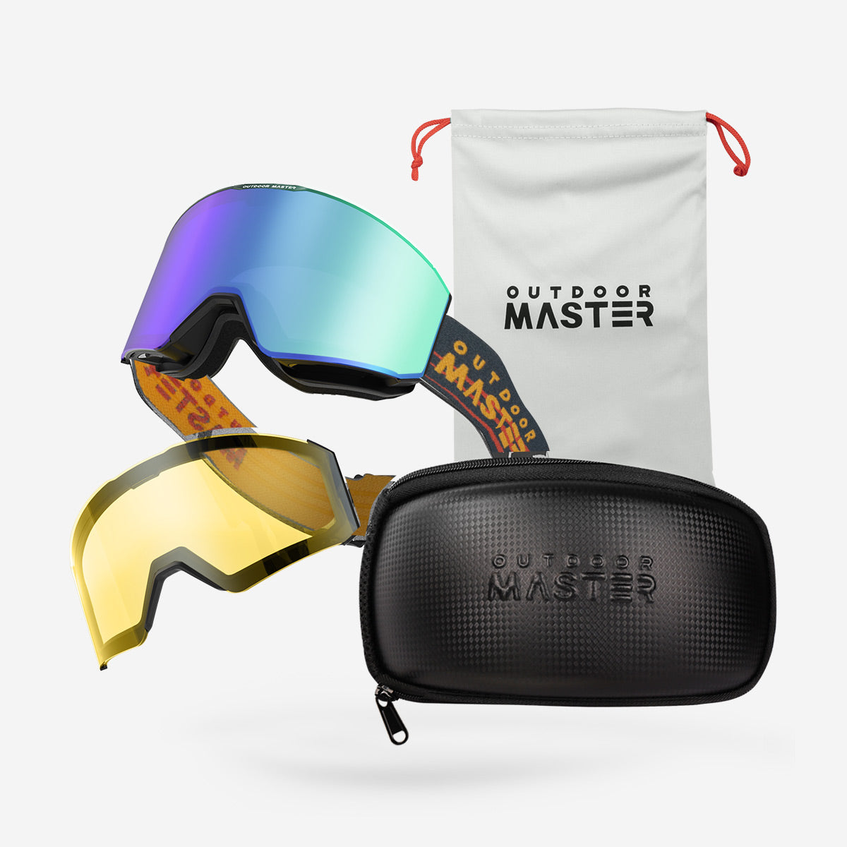 FALCON Zylindrische Zeiss-Linse Skibrille