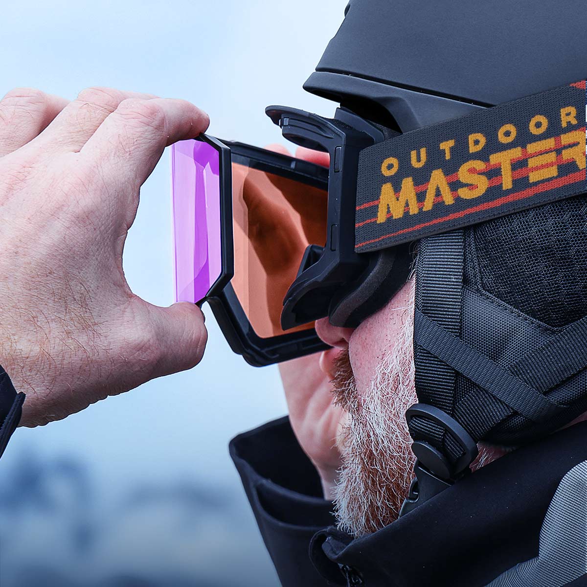 FALCON Zylindrische Zeiss-Linse Skibrille