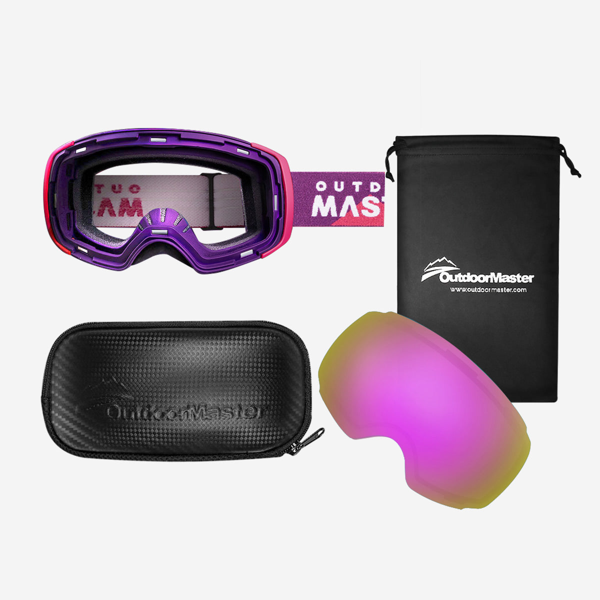 PRO Skibrille + Wechsel Linse Paket