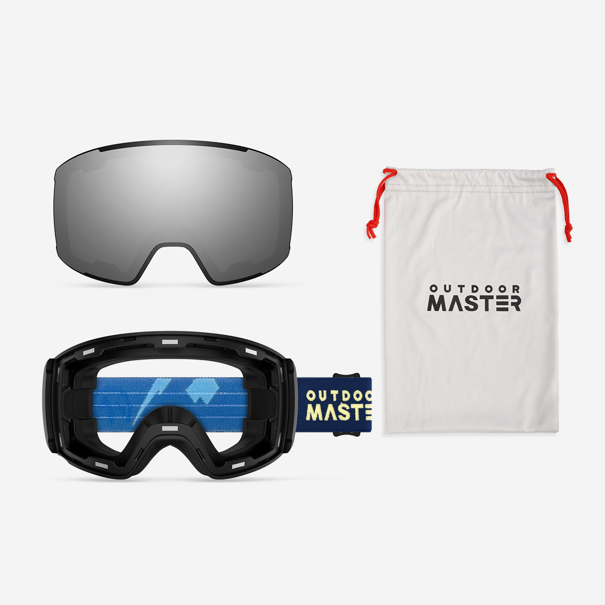VISION Skibrille + Wechsel Linse Paket