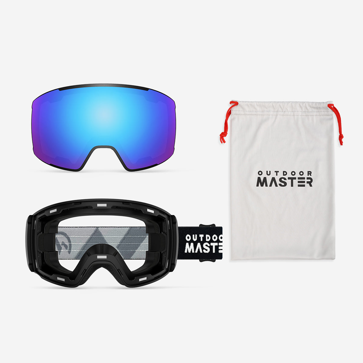 VISION Skibrille + Wechsel Linse Paket