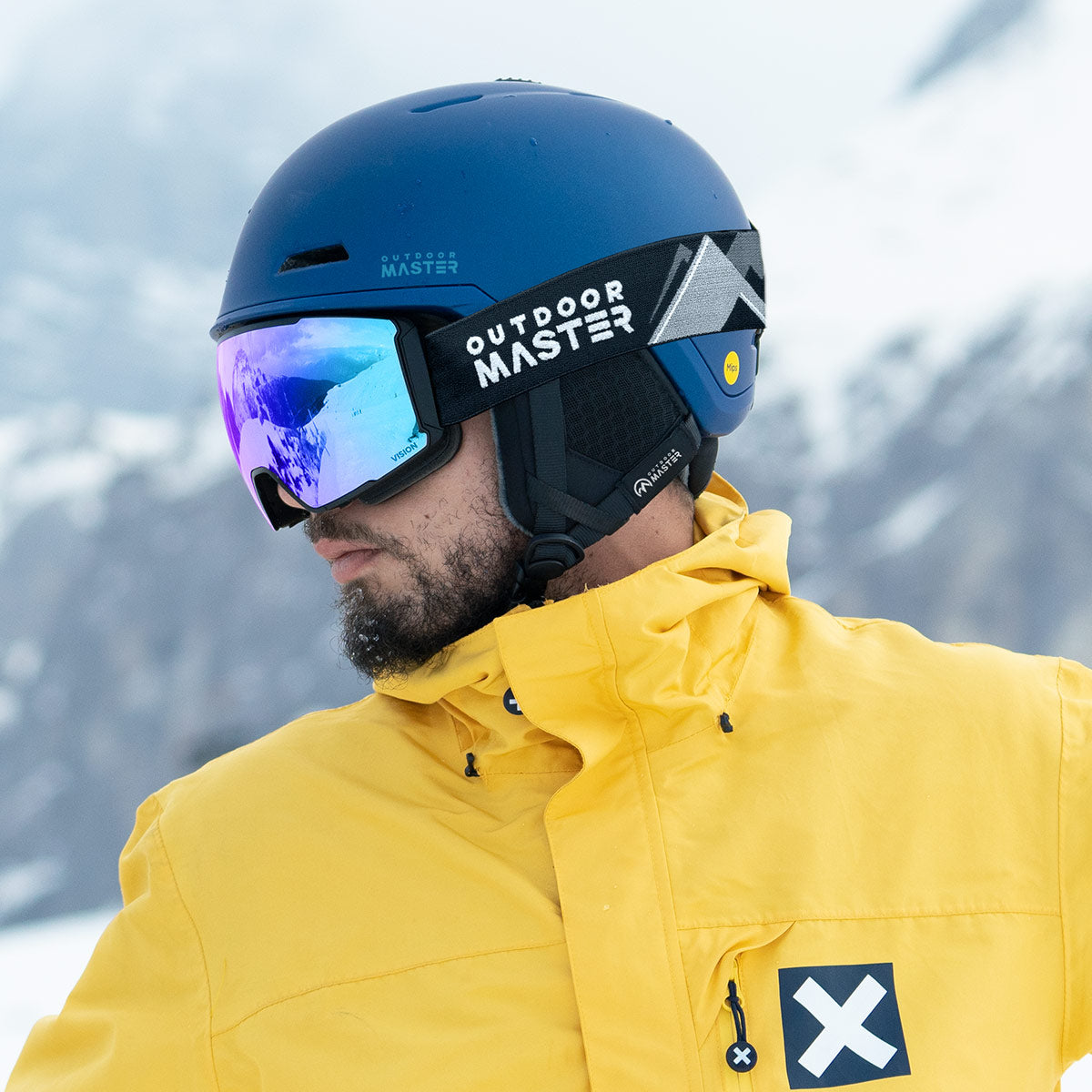 VISION Skibrille + Wechsel Linse Paket