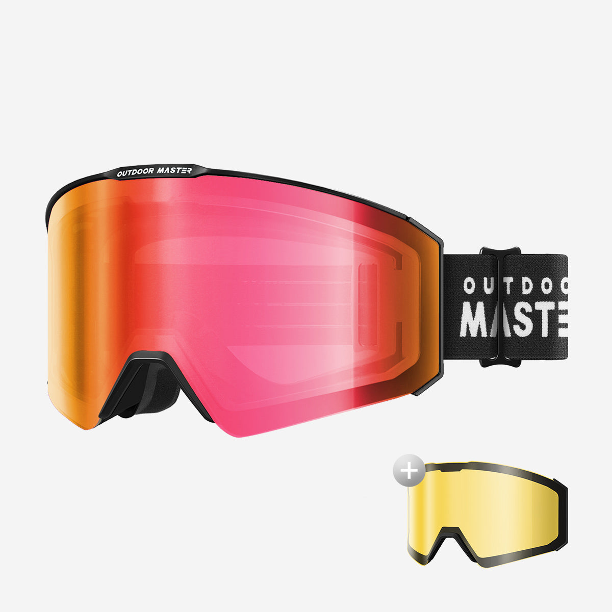 FALCON Zylindrische Zeiss-Linse Skibrille