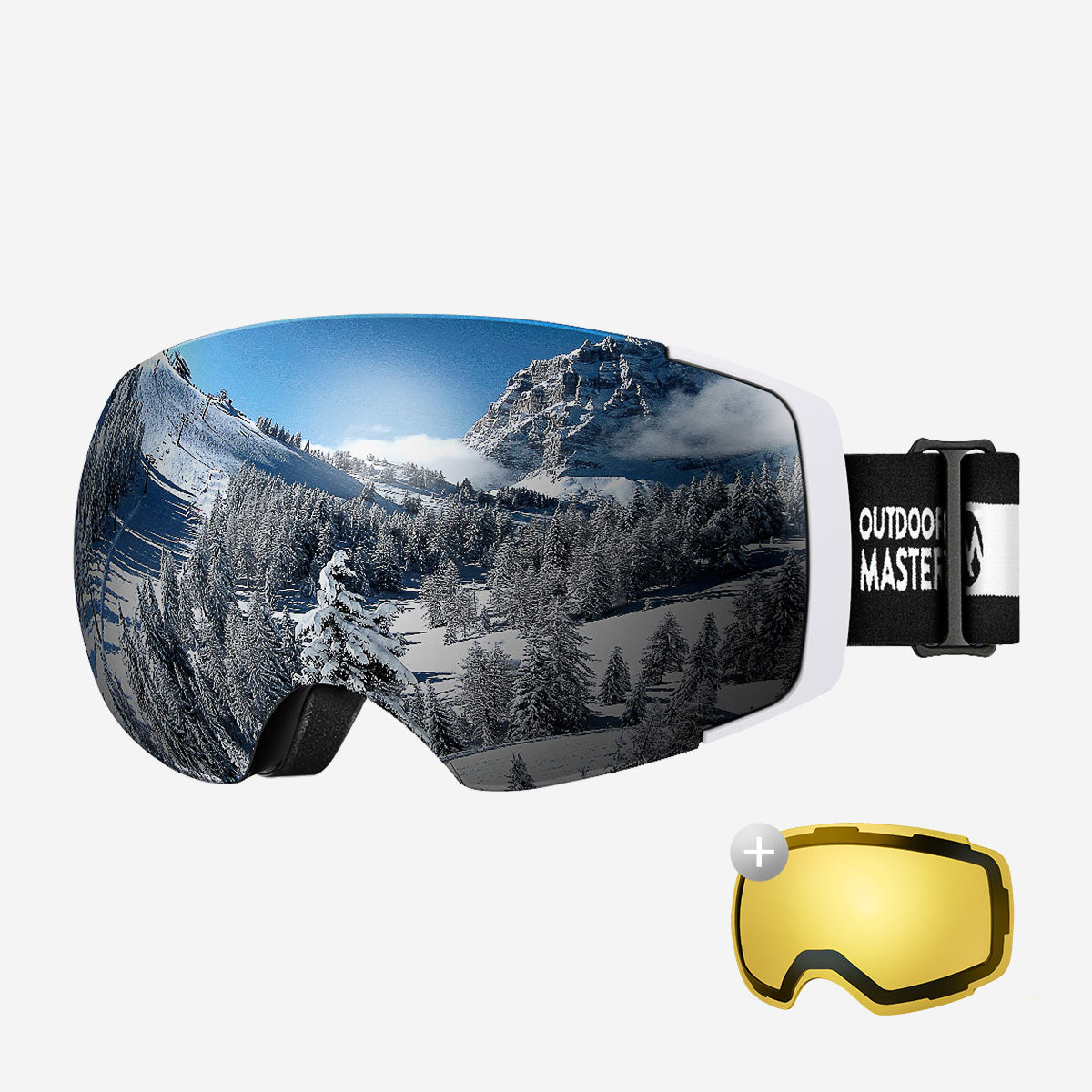 PRO Skibrille + Wechsel Linse Paket