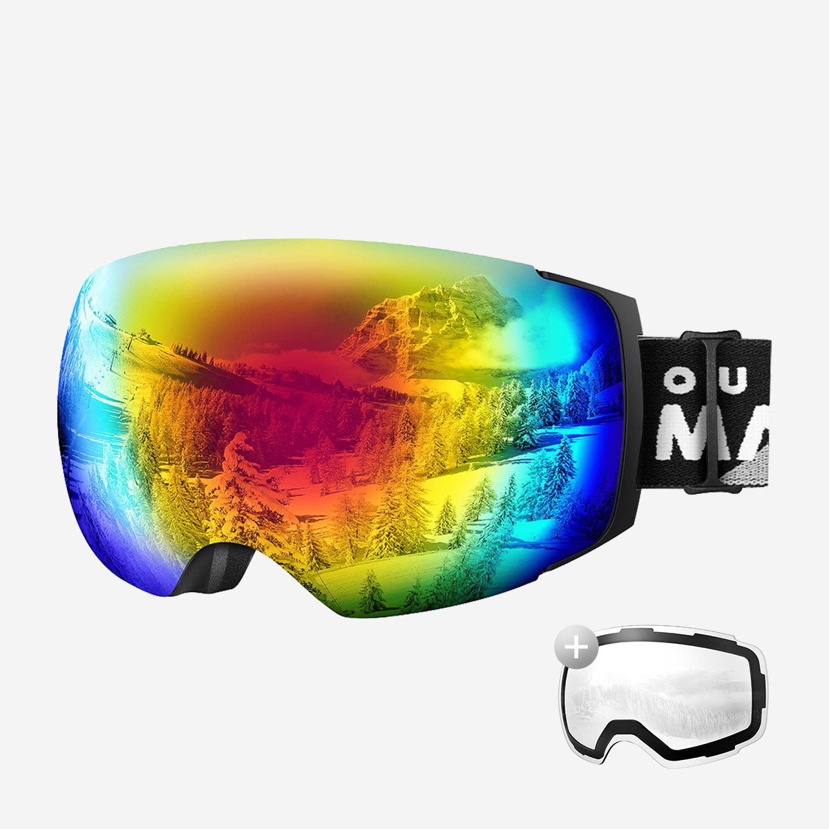 PRO Skibrille + Wechsel Linse Paket