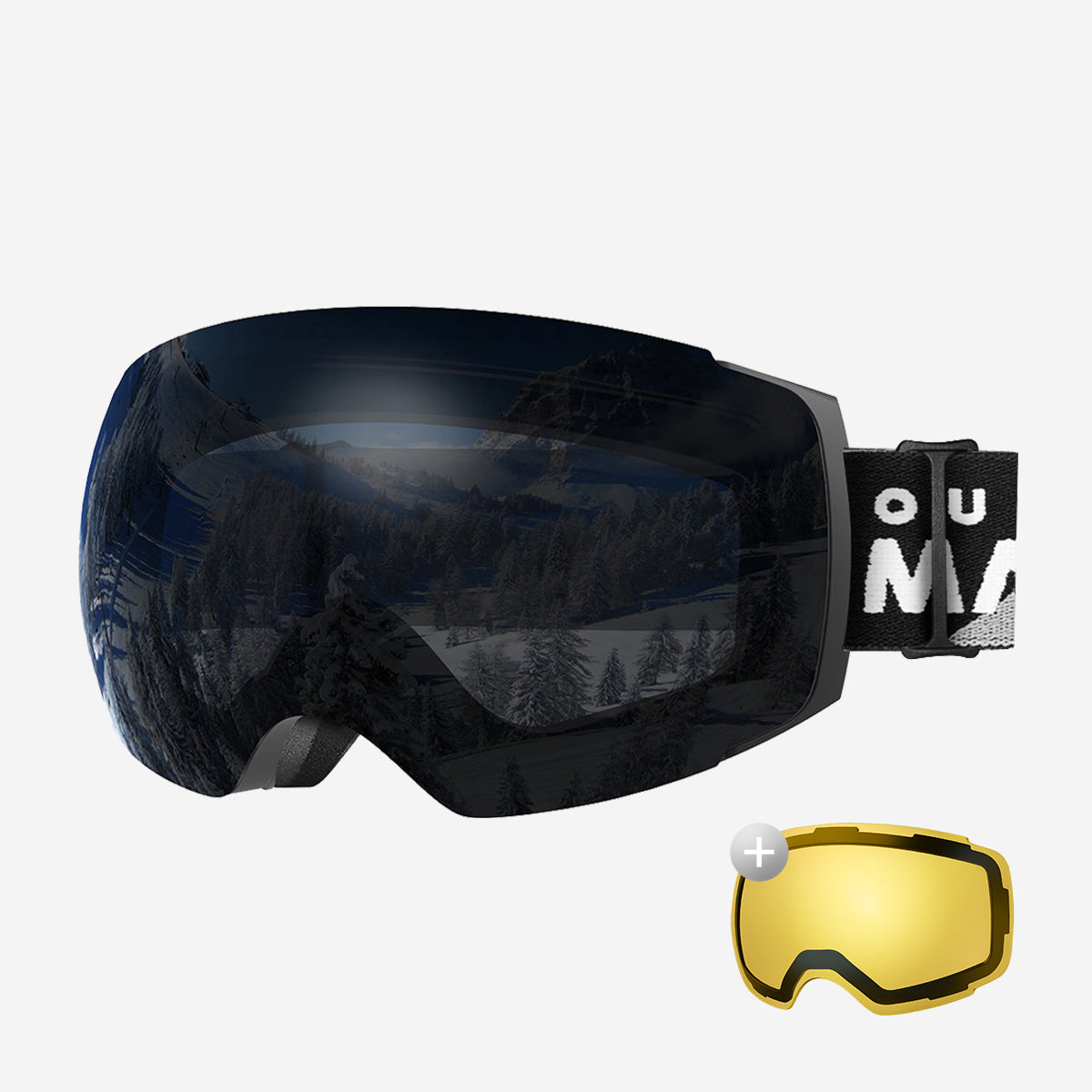 PRO Skibrille + Wechsel Linse Paket