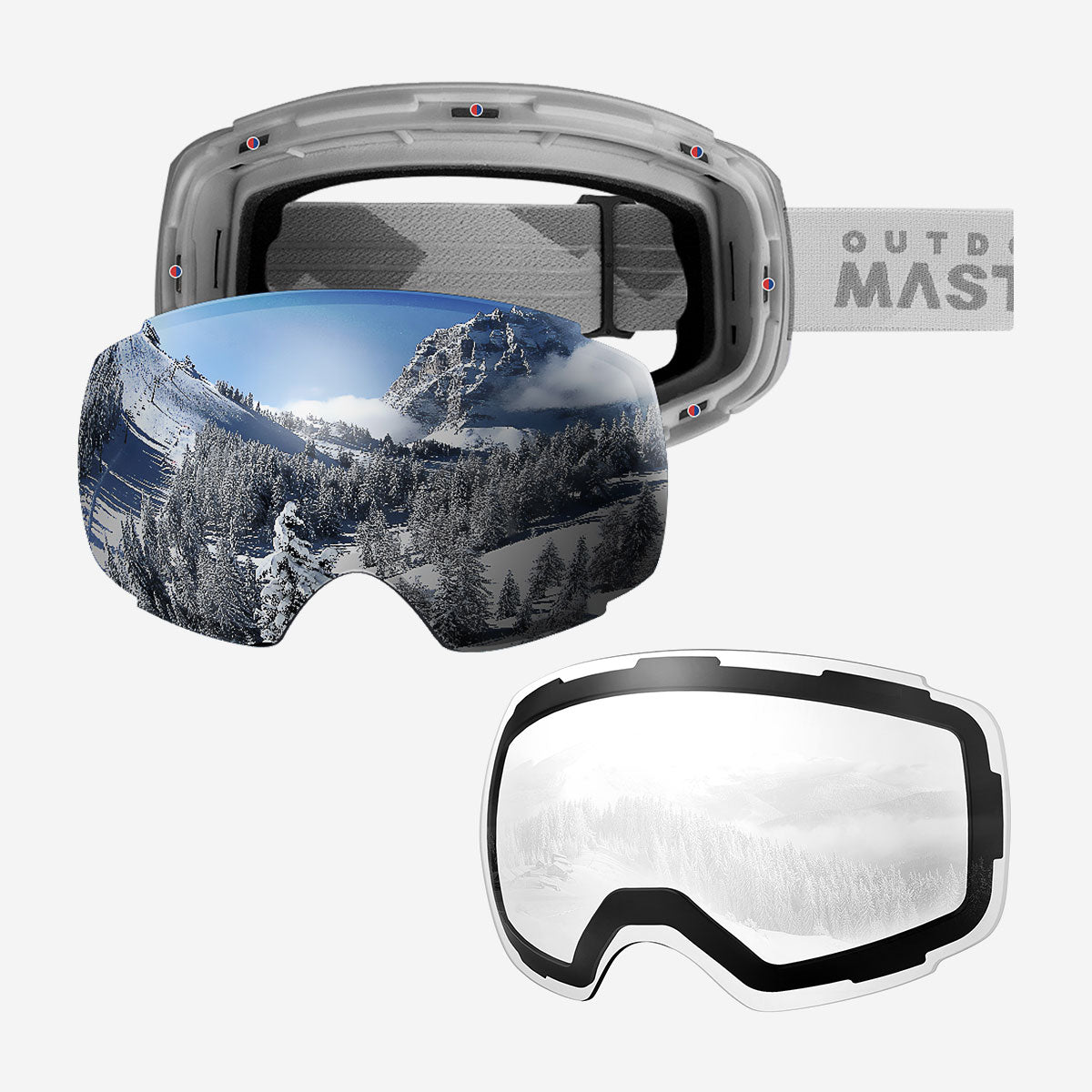 PRO Skibrille + Wechsel Linse Paket