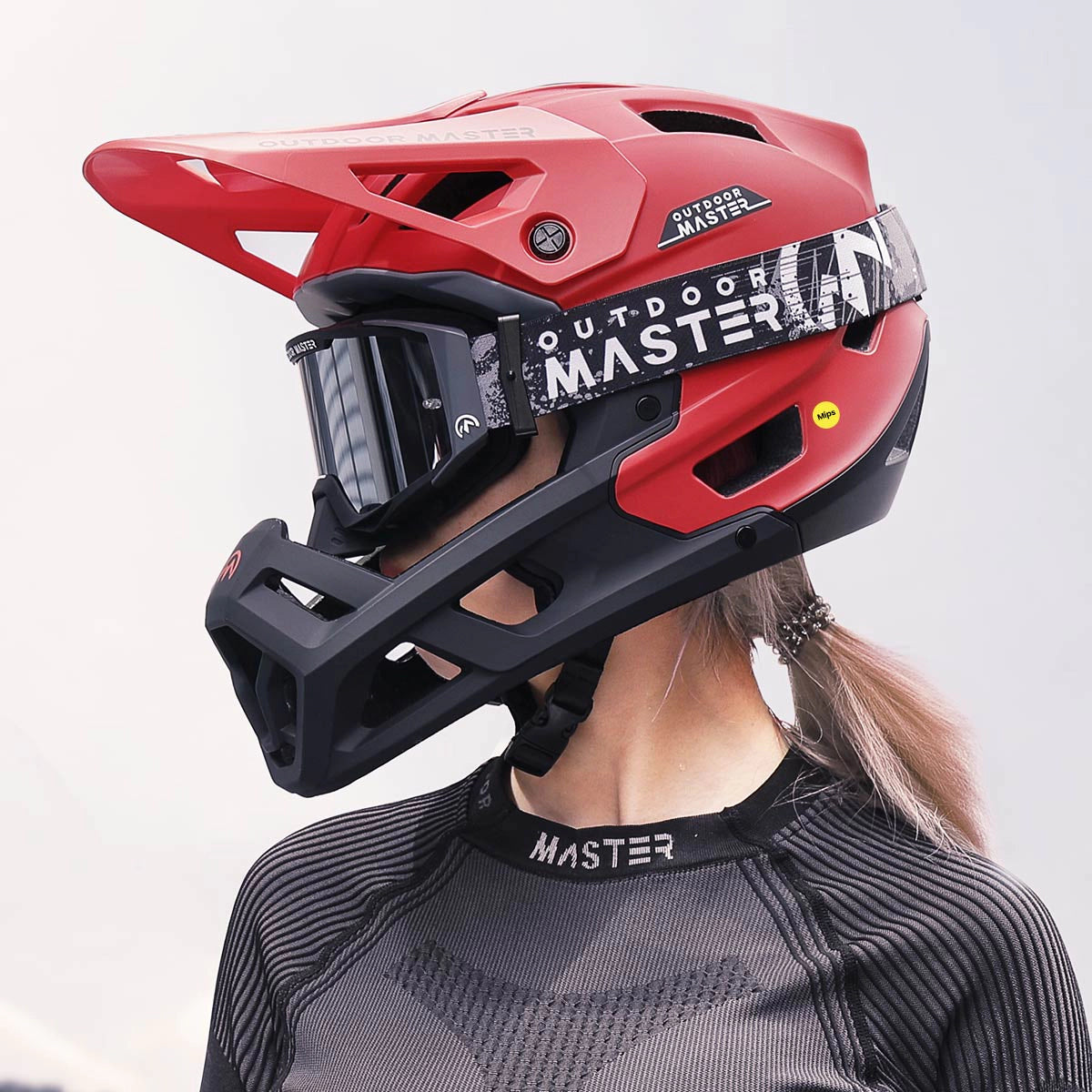 fahrradhelm flammen RHINO MIPS Integral-Mountainbikehelm – Leicht & Optimal Belüftet