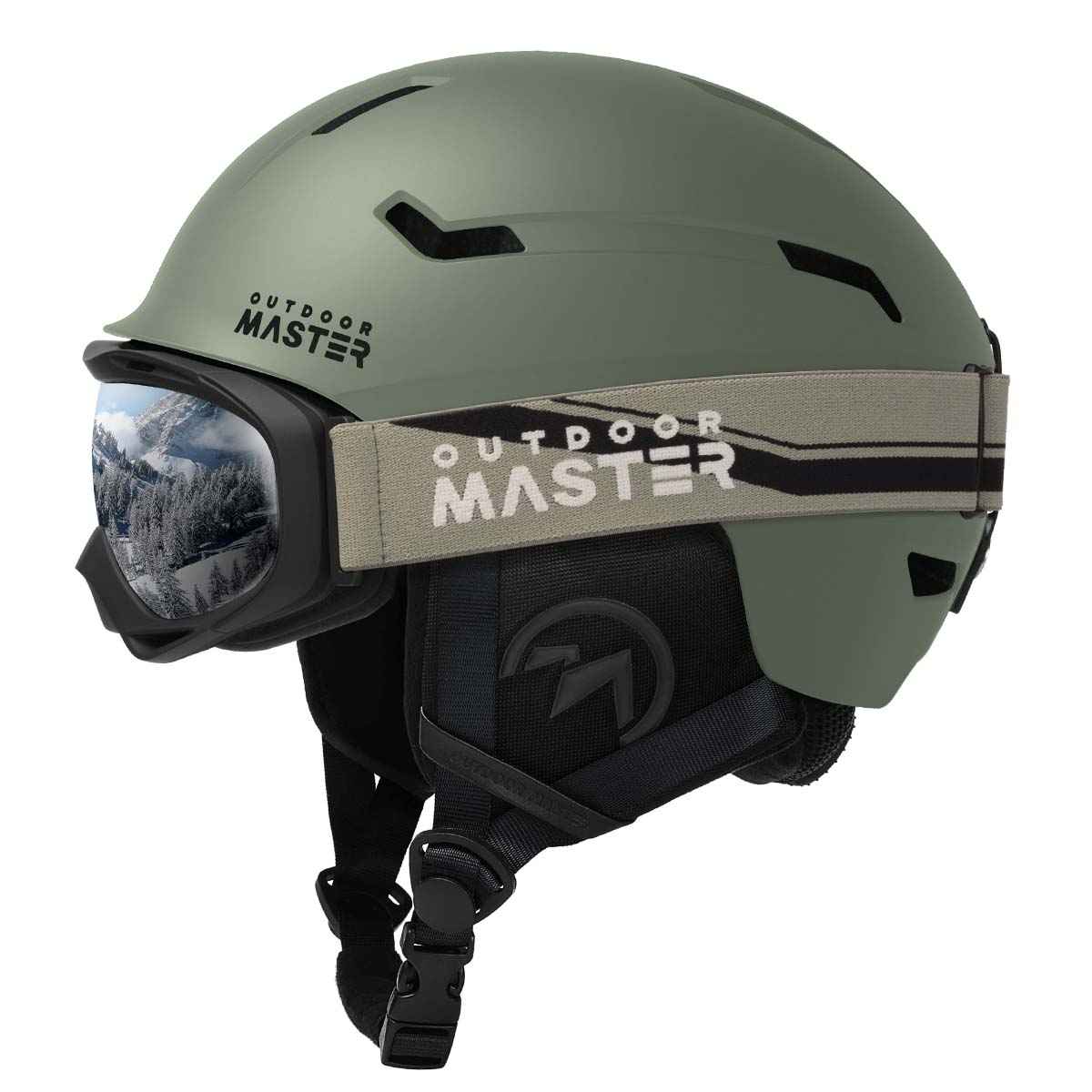 OutdoorMaster Deer Ski Helm Bundle