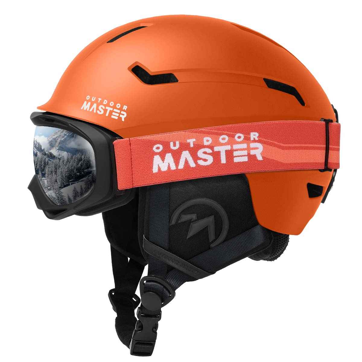 OutdoorMaster Deer Ski Helm Bundle