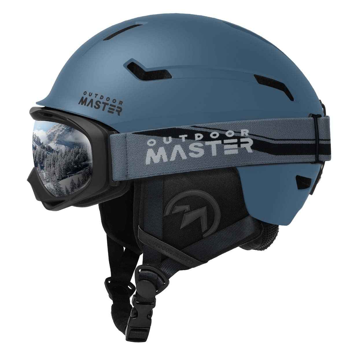 OutdoorMaster Deer Ski Helm Bundle