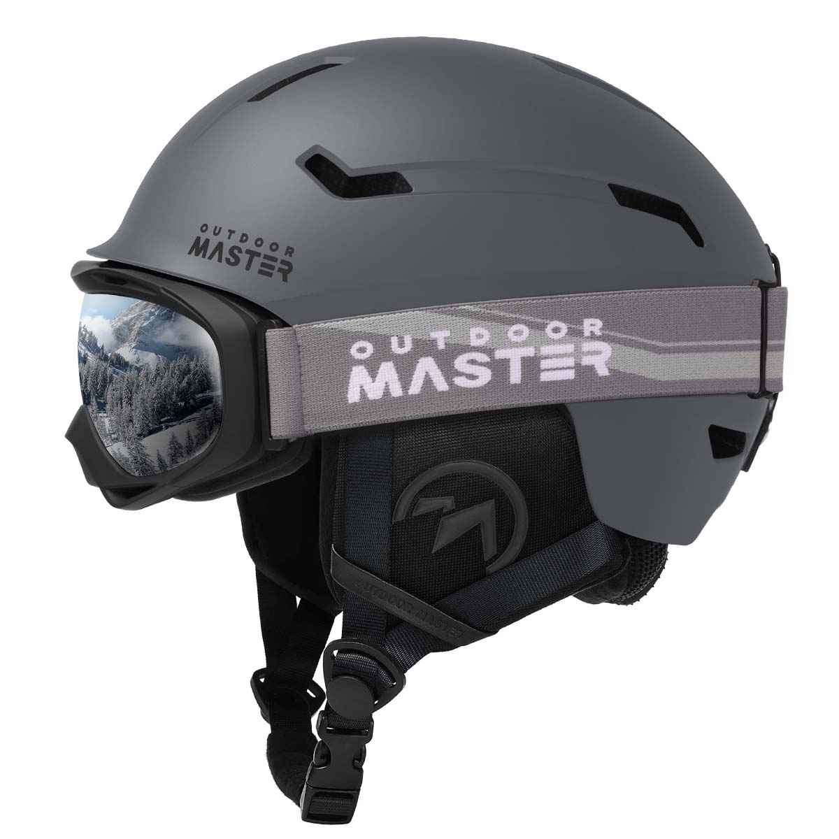 OutdoorMaster Deer Ski Helm Bundle