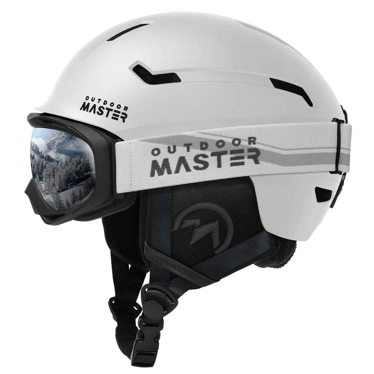 OutdoorMaster Deer Ski Helm Bundle