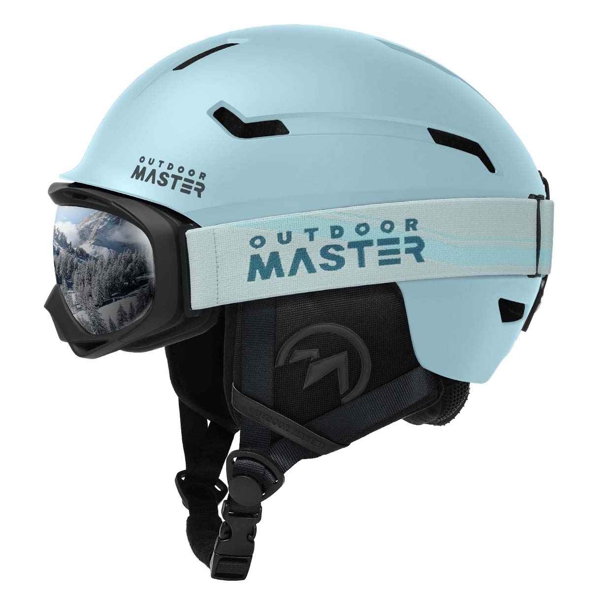 OutdoorMaster Deer Ski Helm Bundle