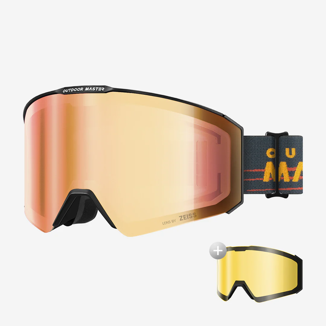 Asiatische Passform FALCON Skibrille Zylindrische ZEISS Linse