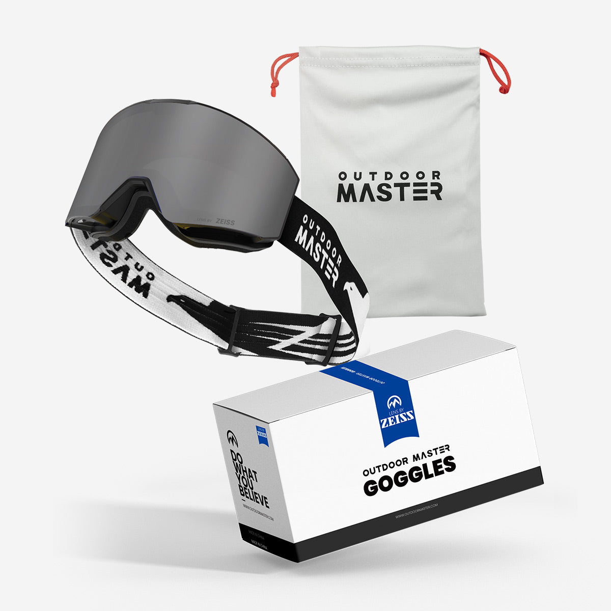 FALCON Custom Skibrille ZEISS Linse + Rahmen & Band