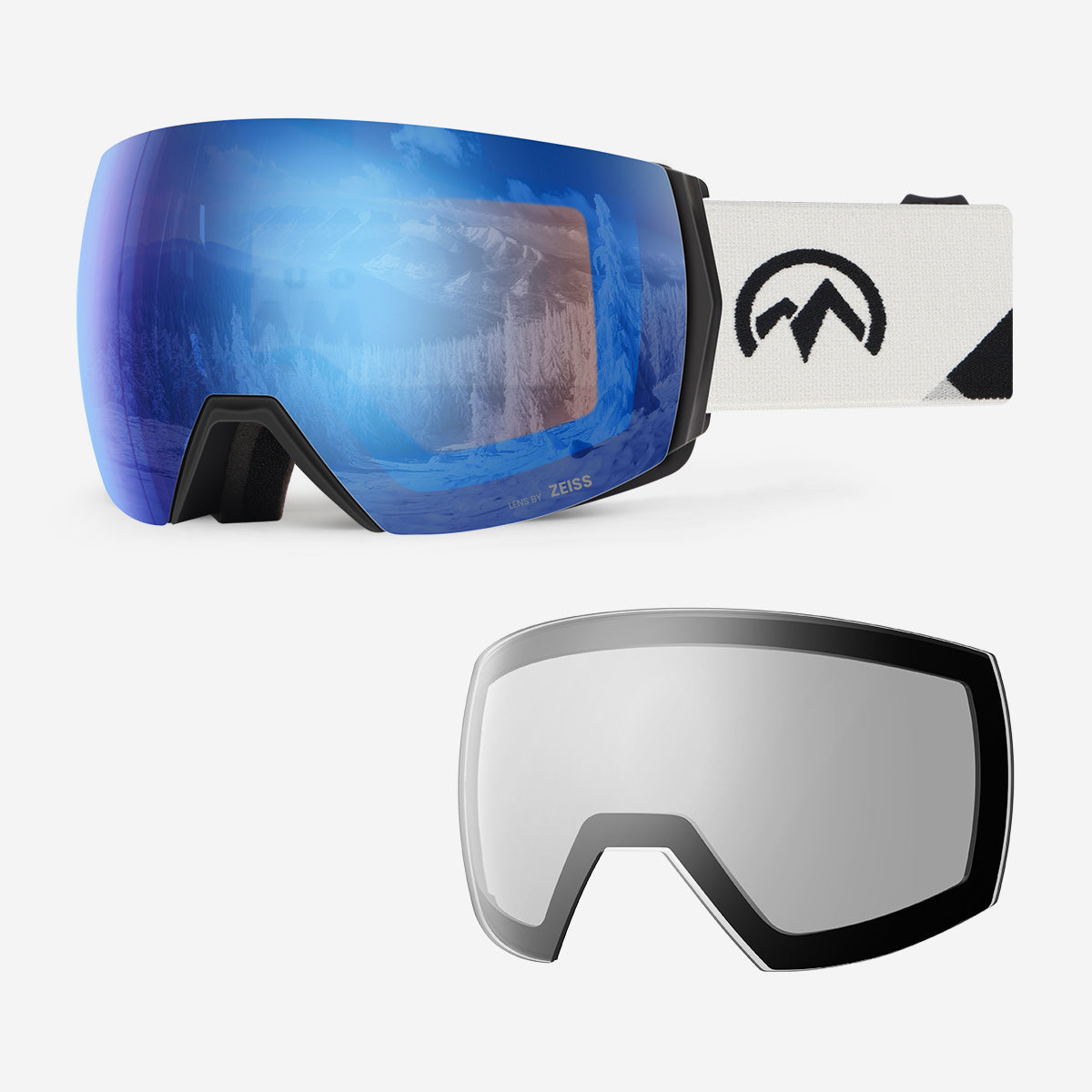 ULTRA Zeiss Skibrille + Wechsel Linse Paket