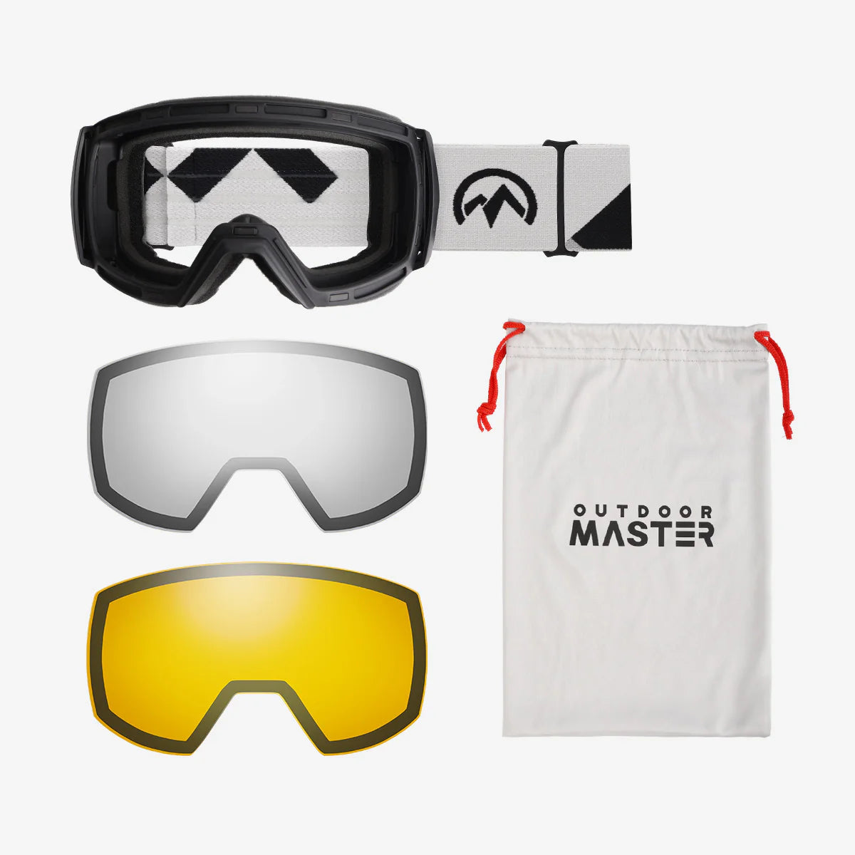 ULTRA Photochrome Schneebrille + Linsenpaket