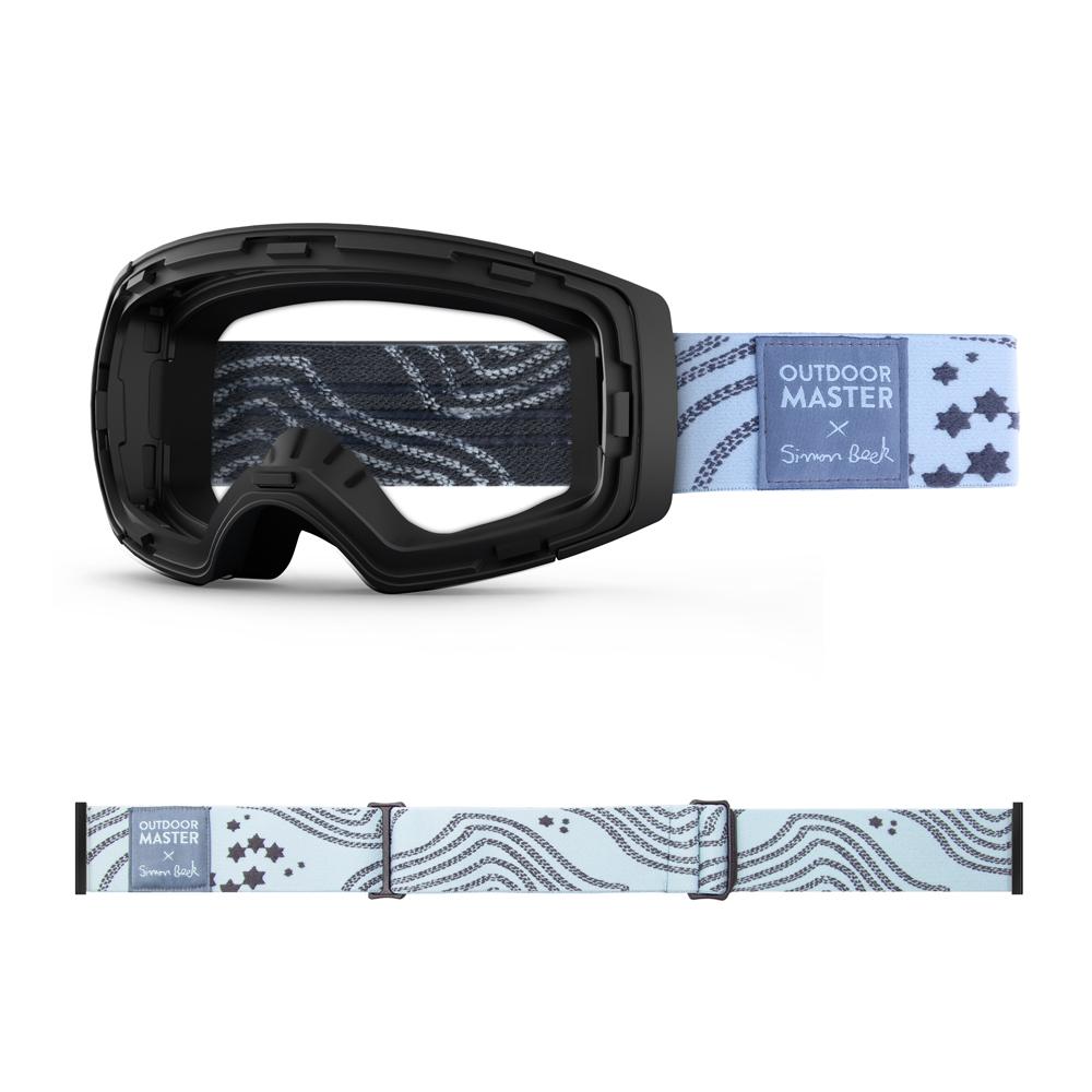 Outdoormaster x Simon Beck Goggles Frame & Strap - Limited Edition Not Including Lens OutdoorMaster STAR ROAD-LIGHTSTELLBLUE