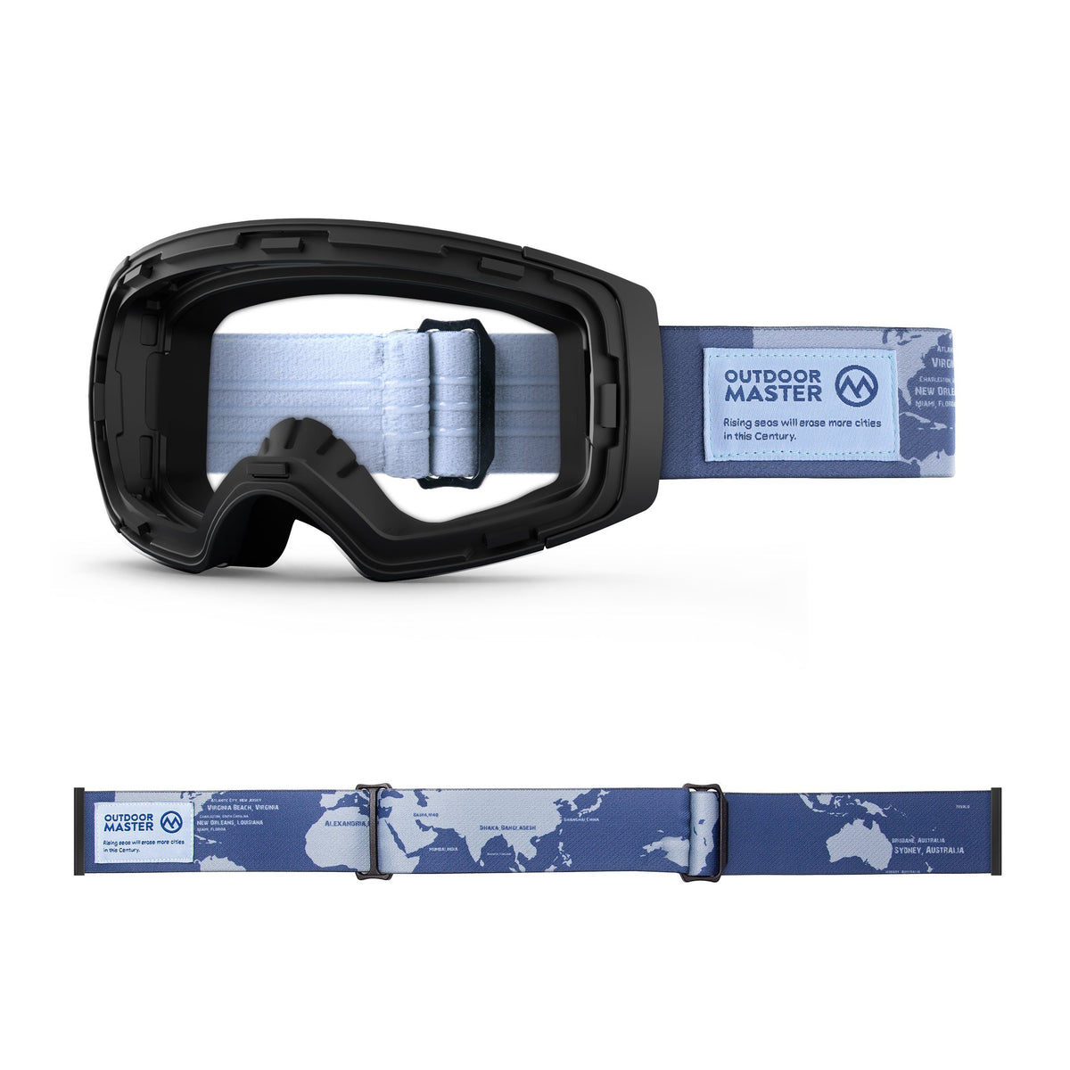 Outdoormaster ECO Friendly Goggles Frame & Strap - Limited Edition Not Including Lens OutdoorMaster THE DISAPPEARING PLACES