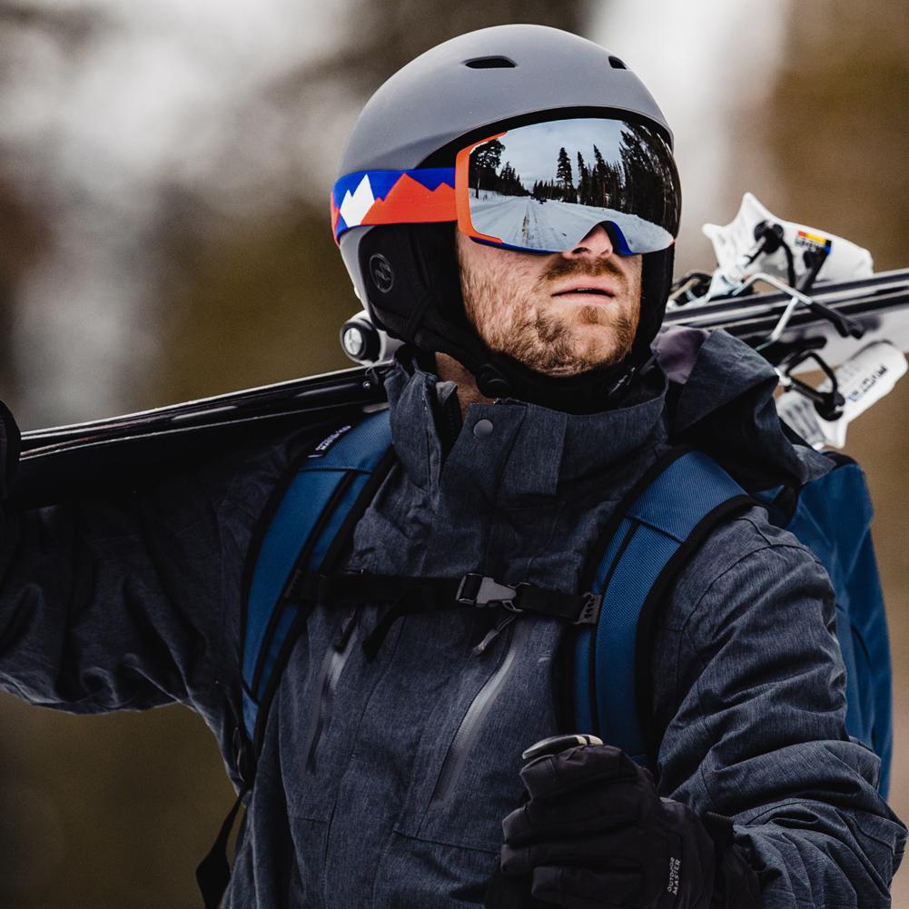 XMAS Bundle Sales - Ski Goggles PRO + Kelvin Ski Helmet - 2 in 1 Package OutdoorMaster
